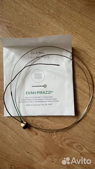 Струны для контрабаса Evah Pirazzi 3/4