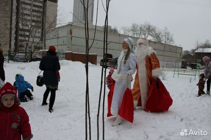Костюм деда мороза большой рост 54-60 б/у