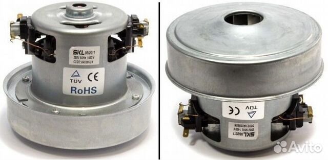 Мотор пылесоса 'SKL' 1400W, H116mm, D130, (китай)
