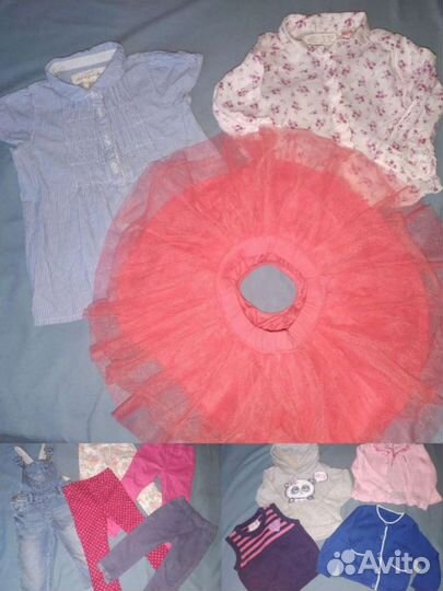 Пакет фирменных вещей на девочку 1,5-2 года
