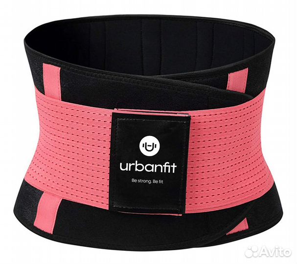Пояс для похудения Urbanfit, размер XXL, розовый