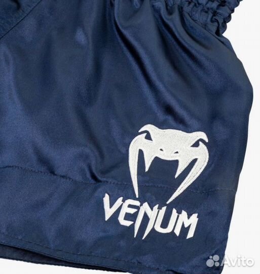 Шорты для тайского бокса venum classic синий