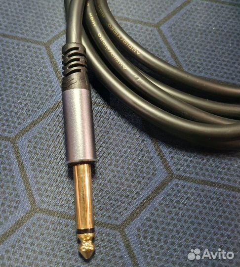 USB кабель для гитары 6.3 (моно) M - USB M Deluxe