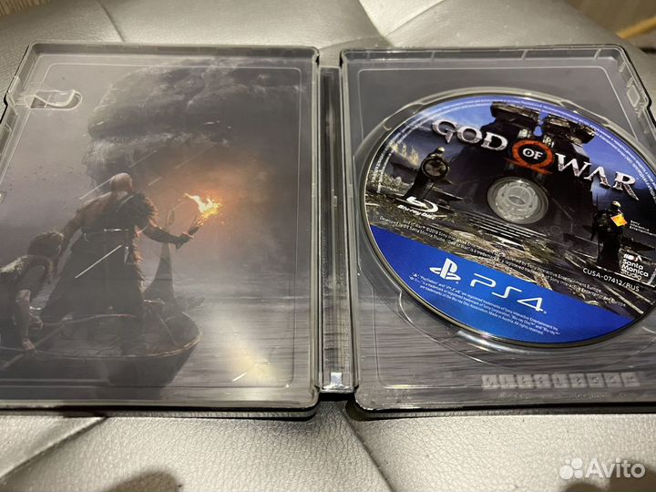 God of war ps4 Стилбук с диском (Коллекционное изд