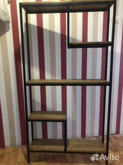 Полки стеллажи в стиле лофт