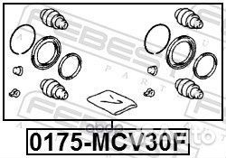 Ремкомплект передн суппорта 0175-MCV30F 0175-MC
