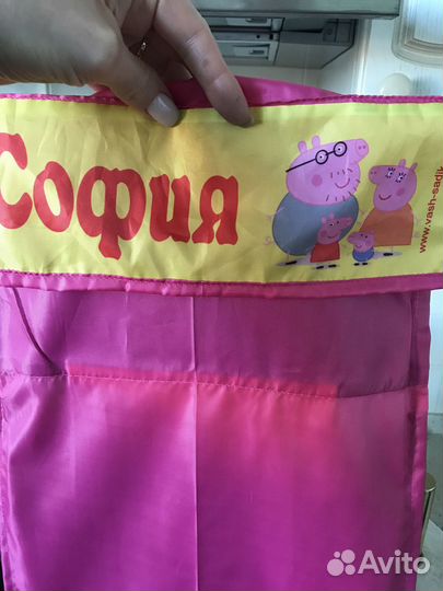 Карман для шкафчика в сад. Органайзер София