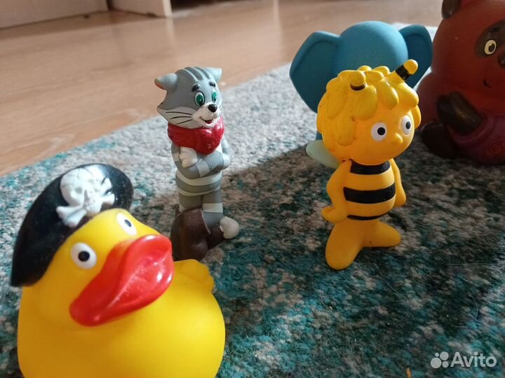 Резиновые игрушки из мультиков