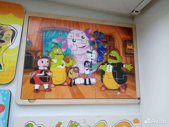 Пазлы и вкладыши детские развивающие