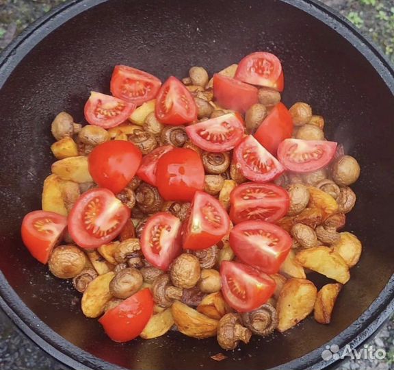 Казан чугунный 22 литрa