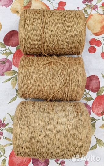 Шпагат джутовый двух ниточный