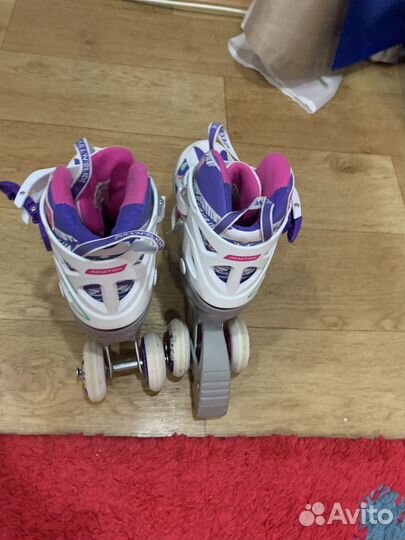 Роликовые коньки детские раздвижные