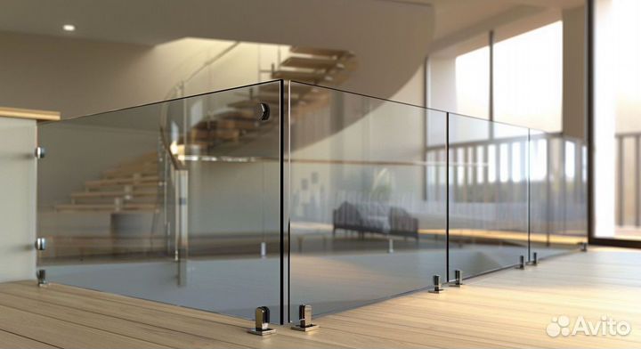 Стеклянные перила