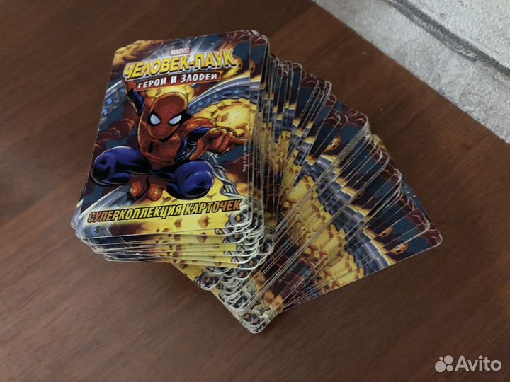 Комплект карточек Человек-Паук Герои и Злодеи