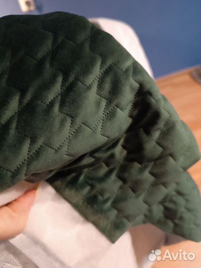 Ткань стеганый бархат утепленный