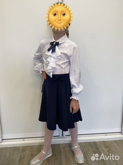 Школьная форма для девочки 128-134 новая