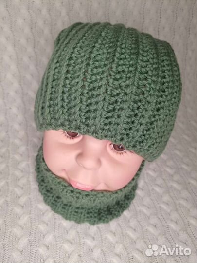 Шапка и снуд для мальчика