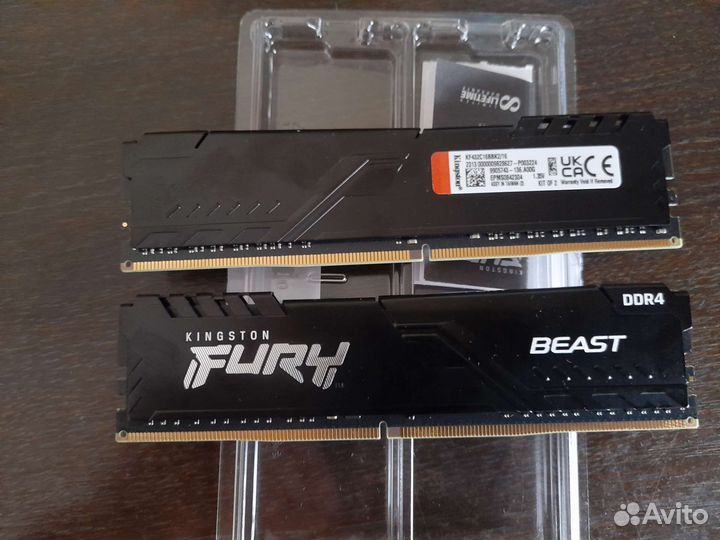 Kingston hyperx fury ddr4 16gb 3200