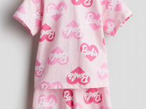Пижама для девочки hm 110 122 новая