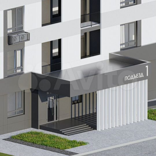 1-к. квартира, 48,9 м², 2/14 эт.