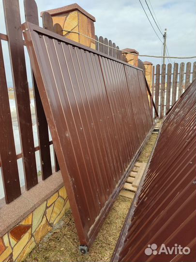Откатные ворота б/у