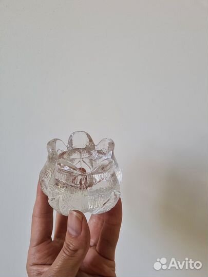 Подсвечник винтажный хрусталь