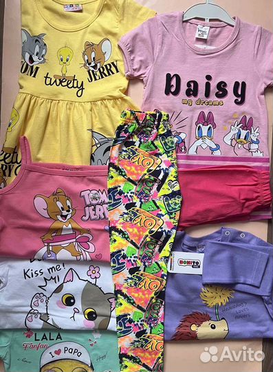 Одежда пакетом для девочки, новая р.104