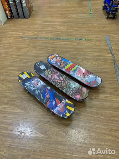 Скейтборд деревянный