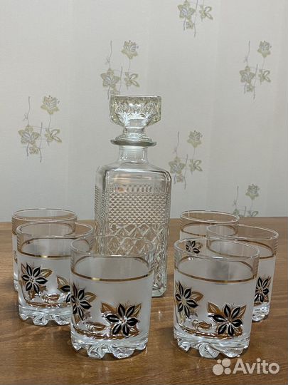 Итальянский набор стаканов + гарфин