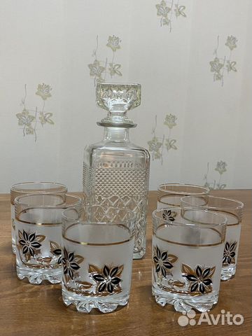 Итальянский набор стаканов + гарфин