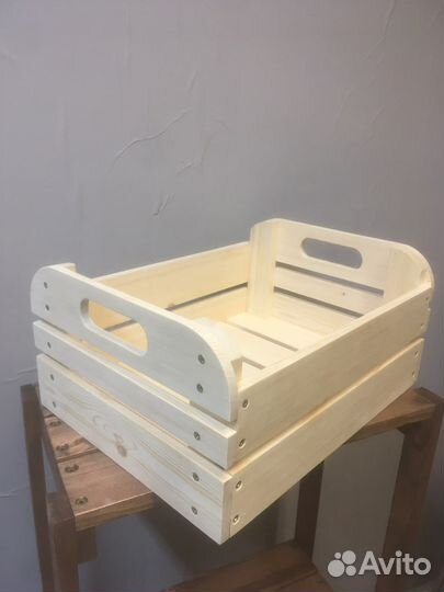 Ящик деревянный, для подарков, интерьерный