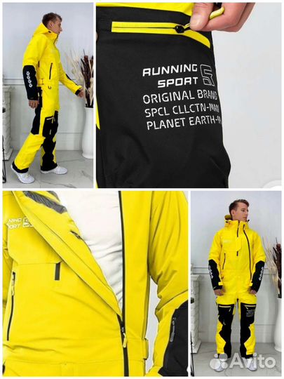 Зимний мужской комбинезон, лыжный, для сноуборда