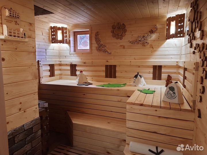 Снять дом с баней и бассейном