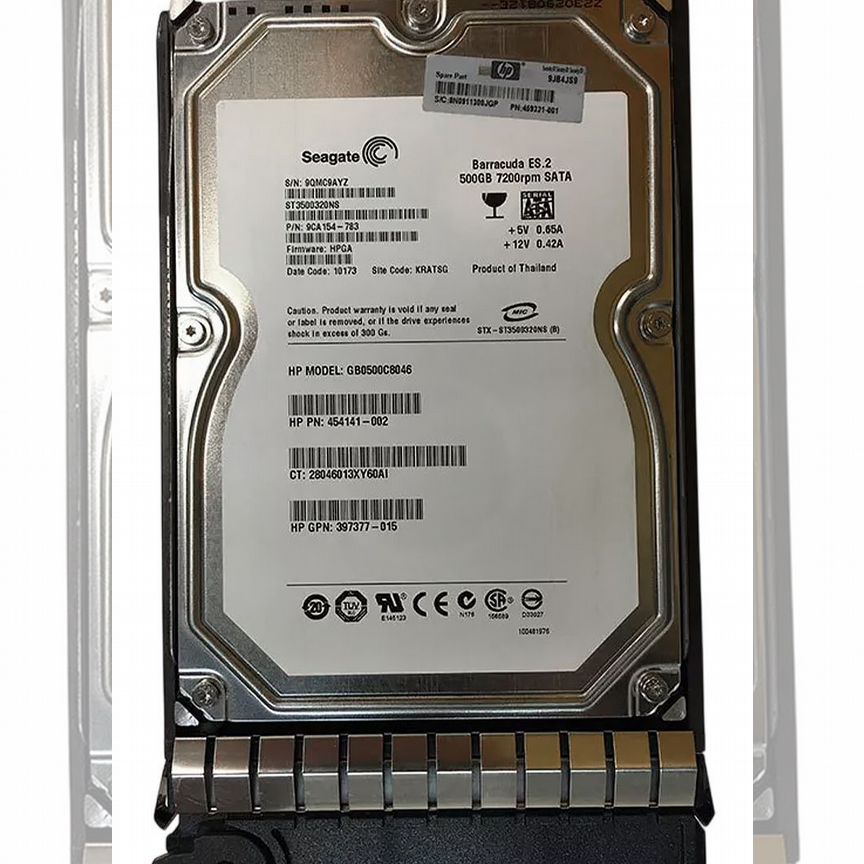 [GB0500C8046] Жесткий Диск Hp 500gb Sata3,5" Hdd Gb0500c8046