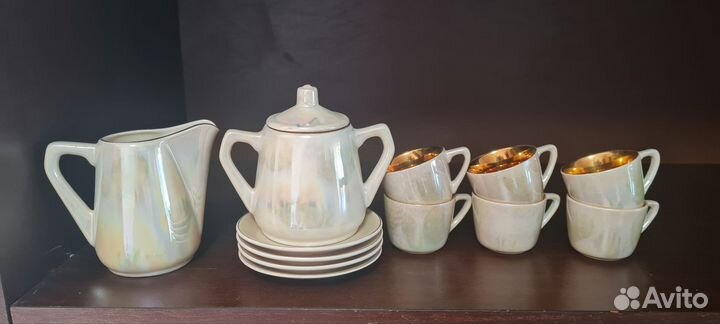 Посуда, сервиз чайный, хрусталь, фарфор