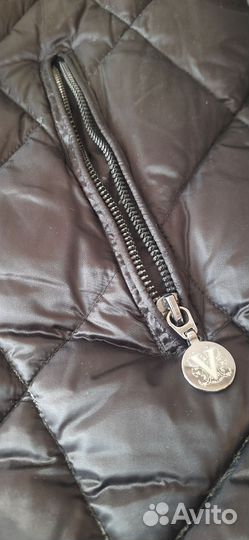 Пальто женское демисезонное 46 48 черное длинное