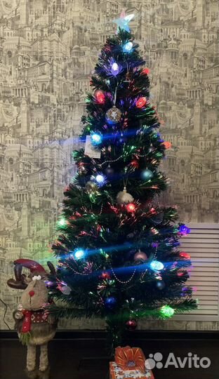 Новогодняя Елка 180 см светящаяся