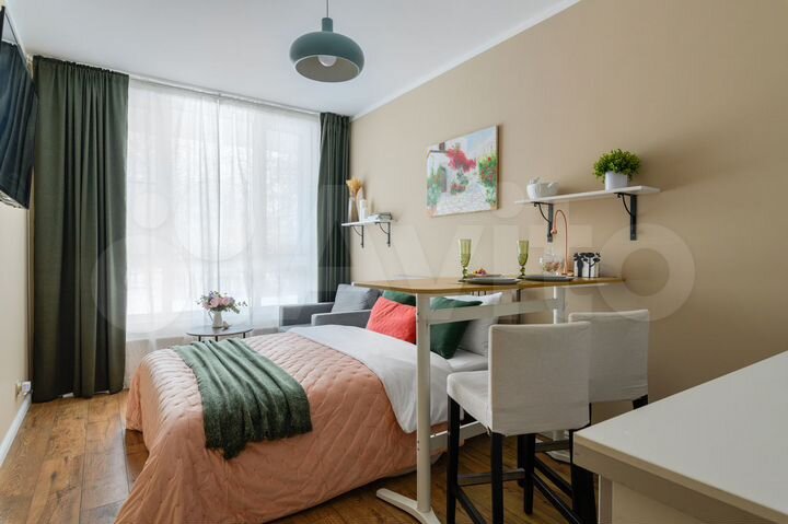 Квартира-студия, 20,5 м², 1/9 эт.