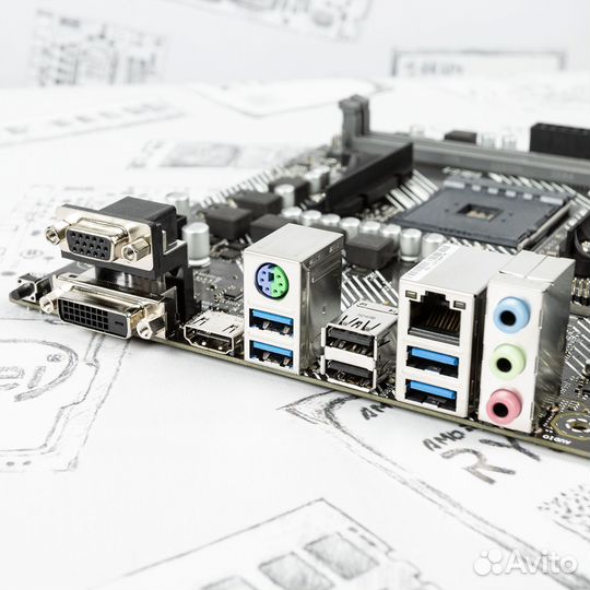 Материнская плата Asus prime B450M-K II AM4