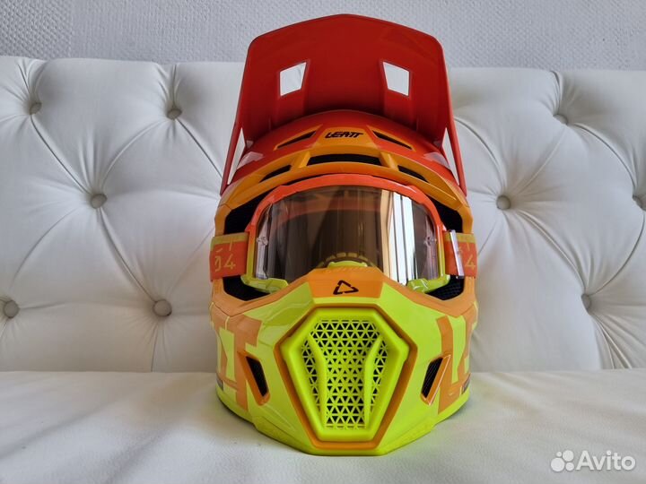 Шлем Citrus Leatt helmet KIT moto 7.5 + очки