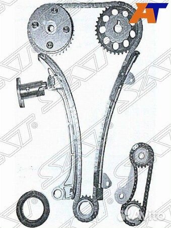 Комплект замены цепи грм toyota avensis