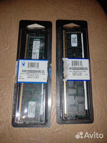 Оперативная память ddr3 Kingston 2*8 gb 2133