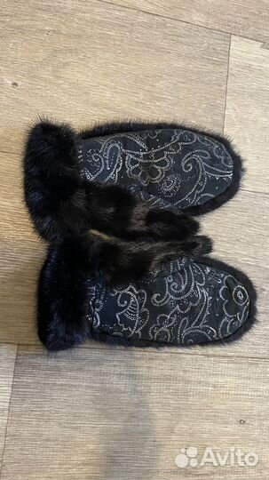 Норковые варежки