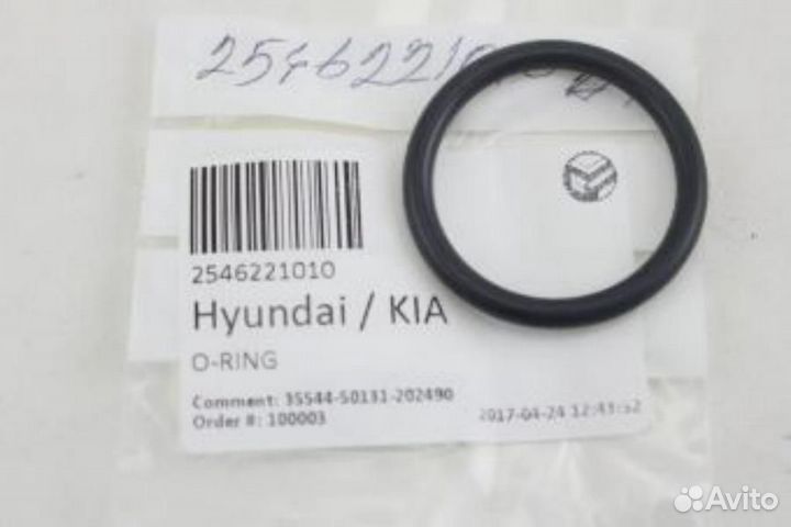 Hyundai-KIA 2546221010 Кольцо уплотнительное сод 2