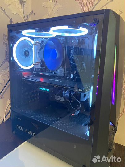 Мощный игровой компьютер rtx 2070 +i3 12100f