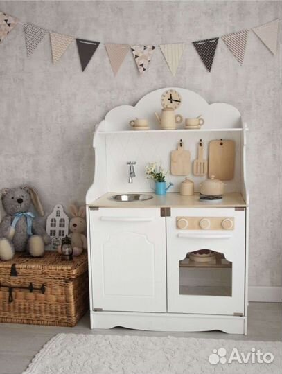 Кухня детская игровая деревянная
