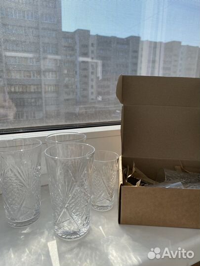 Хрустальные стаканы
