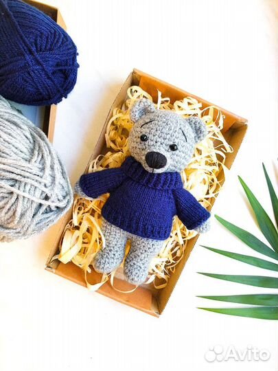 Вязаный мишка