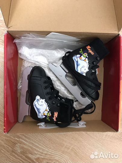 Коньки детские, размер 25