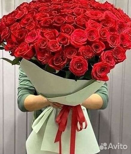 Высокие розы Доставка цветов